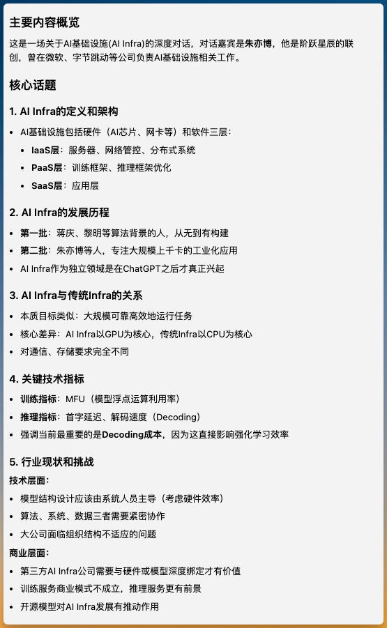 AI总结结果